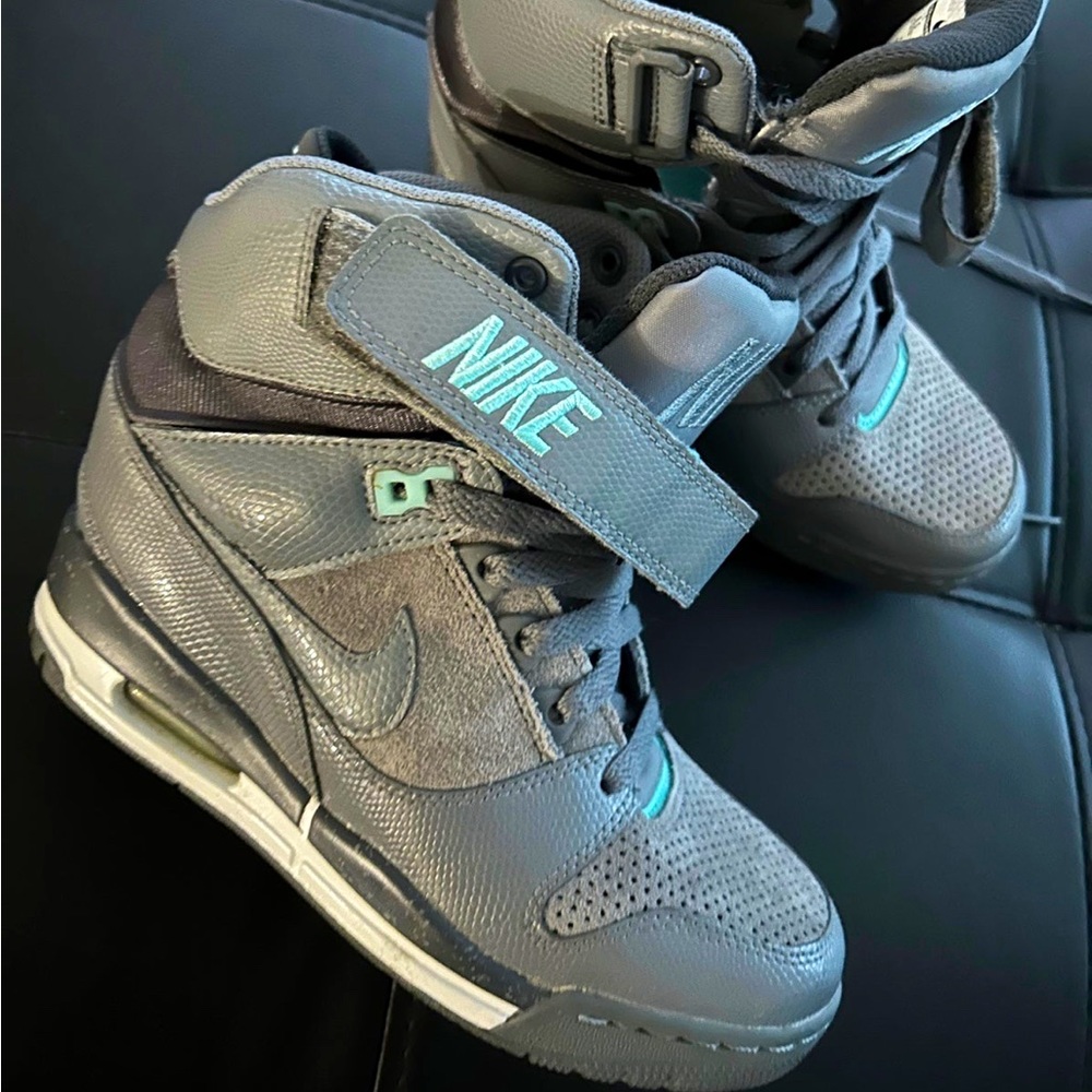 Air Nike Wedge Sneakers Tiffany Blue & Gray